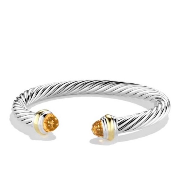 David Yurman Jewelry - David Yurman Classic Cable Citrine Bracelet With Gold